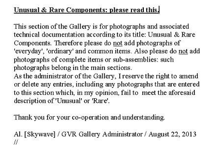 GVR Gallery Notice