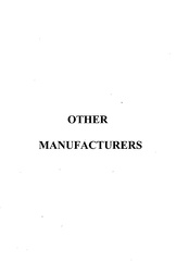 Other manufacturers