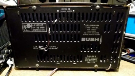 Bush VHF81 - back
